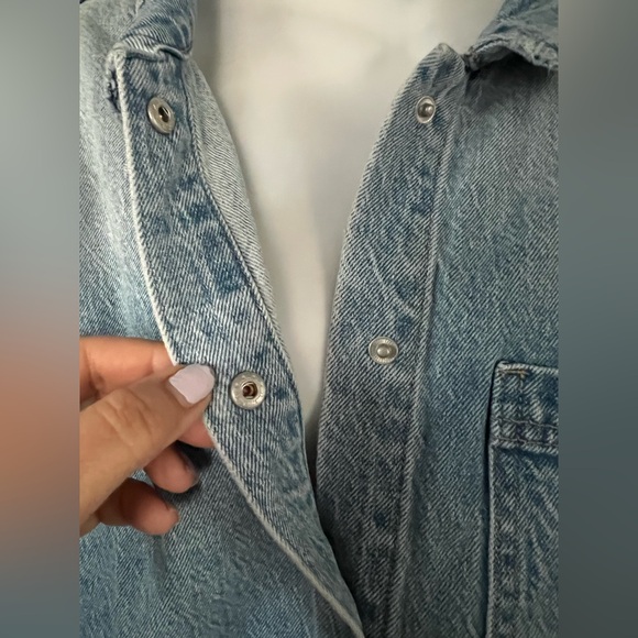 NWT Pistola Liv Long Sleeve Denim Shirt XL - Picture 7 of 15